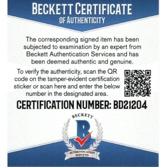 Cam Talbot Autograph Minnesota Wild Hockey Stick Blade Beckett COA Proof Signed - Picture 5 of 7